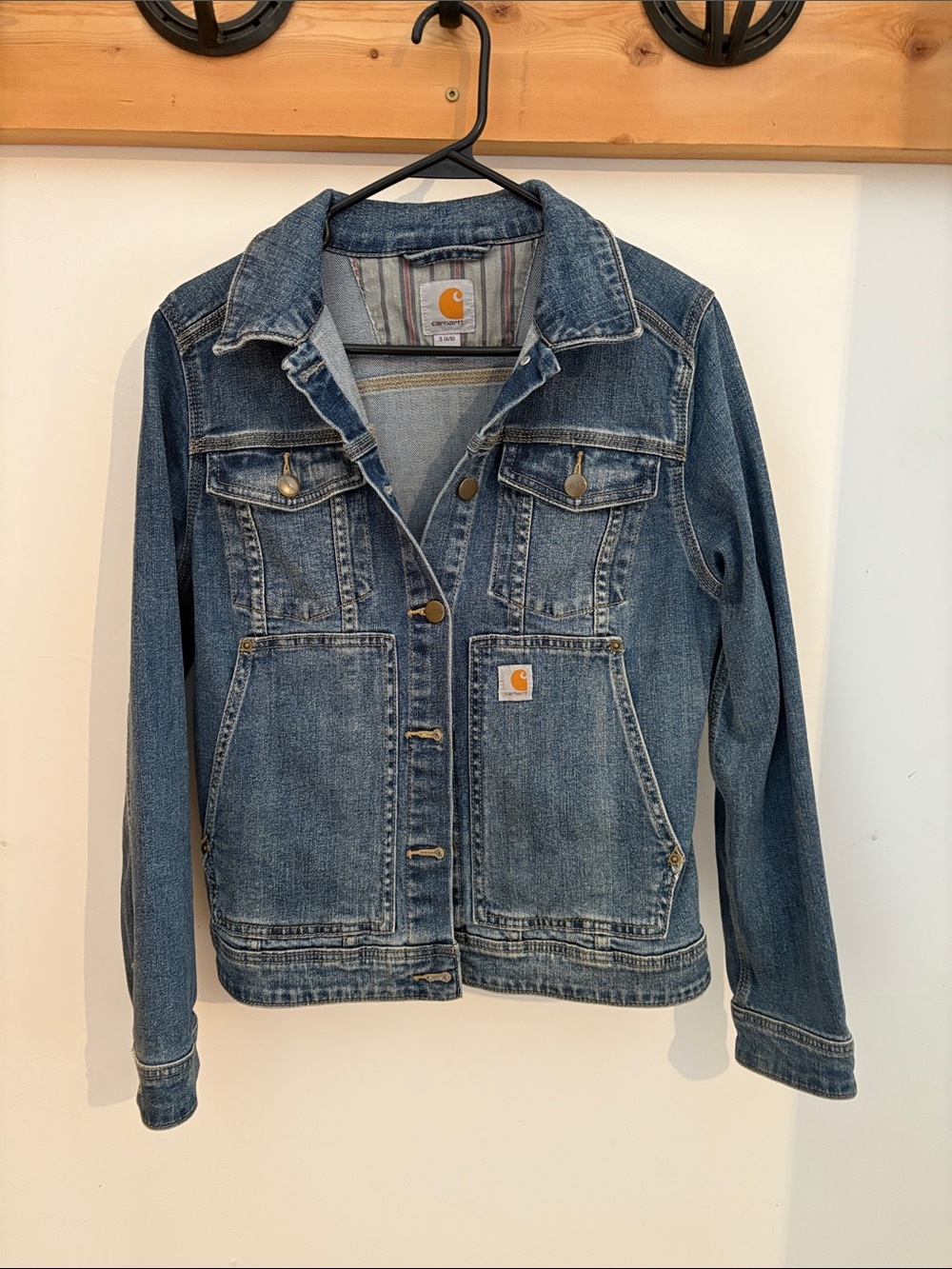 Carhartt Blue Denim Jean Jacket
